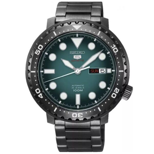 Seiko 5 sport automatic bottle cap SRPC65K1 svart