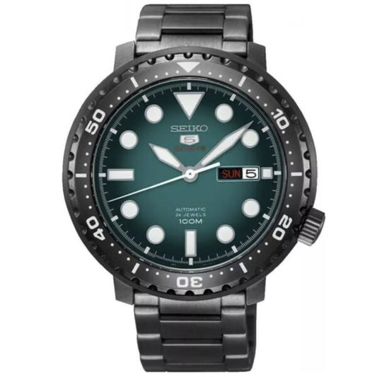 Seiko 5 sport automatic bottle cap SRPC65K1 svart